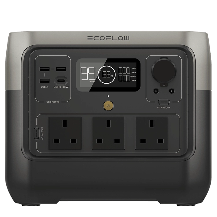 EcoFlow-Centrale électrique portable RIVER 2, camping AC, générateur solaire 300 V