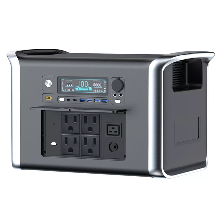 2600W Portable Power Station 2048Wh Lifepo4 Battery 640000mAh Solar Generator