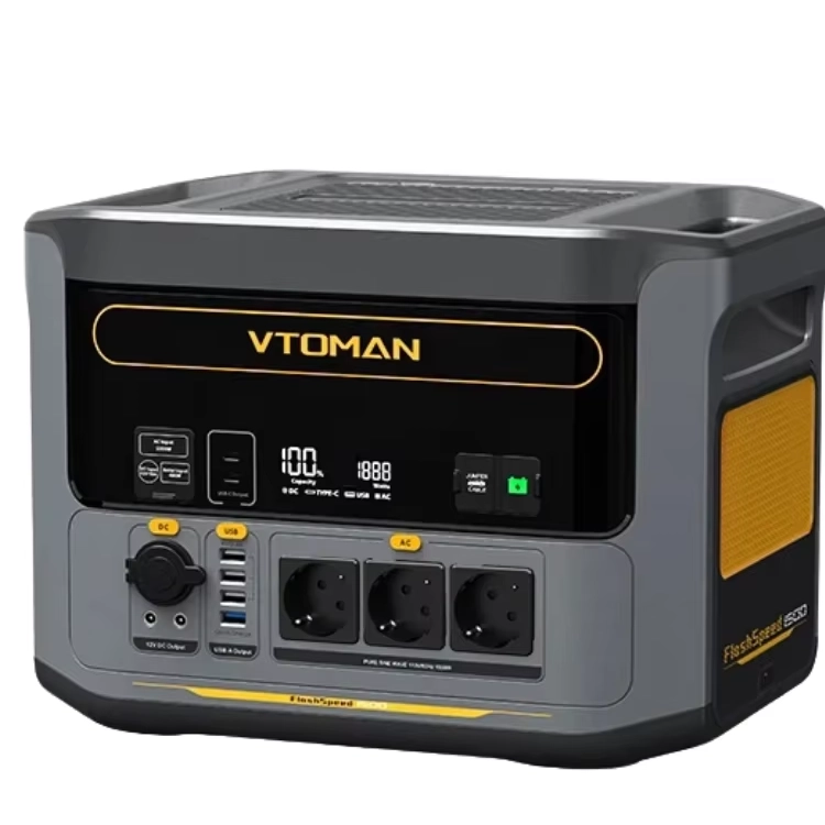 VTOMAN FlashSpeed 1500 Portable Power Station 1548Wh LiFePO4 Battery with 3000W Peak