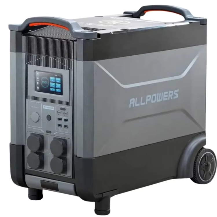 R4000 LiFePO4 Battery, 3600Wh Power Station 4000W Portable Generator