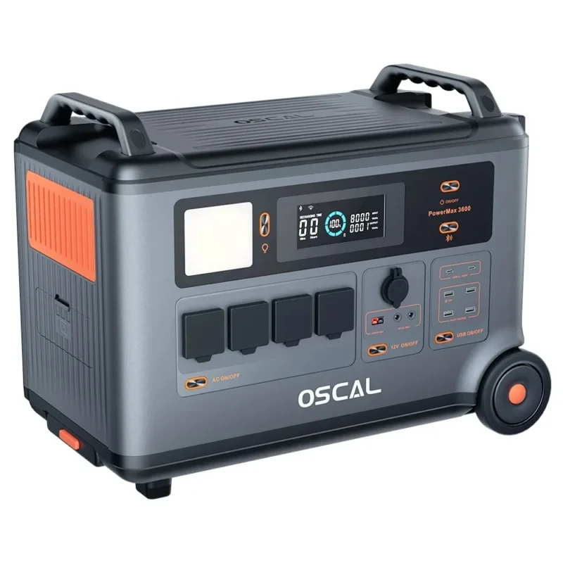 Blackview Oscal PowerMax 3600 Rugged Power Station + Oscal BP3600 3600Wh Extra Battery Pack