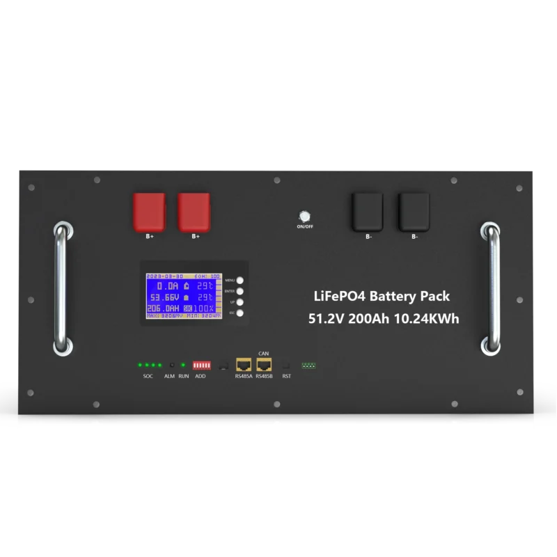 48V 100AH 150AH 200AH LiFePO4 Battery Pack 51.2V Lithium Solar Battery 6000+