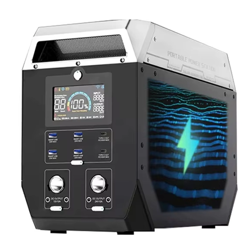 2000W/2048Wh Portable Power Station 640000mAh 220V LifePo4 Batterie Generator